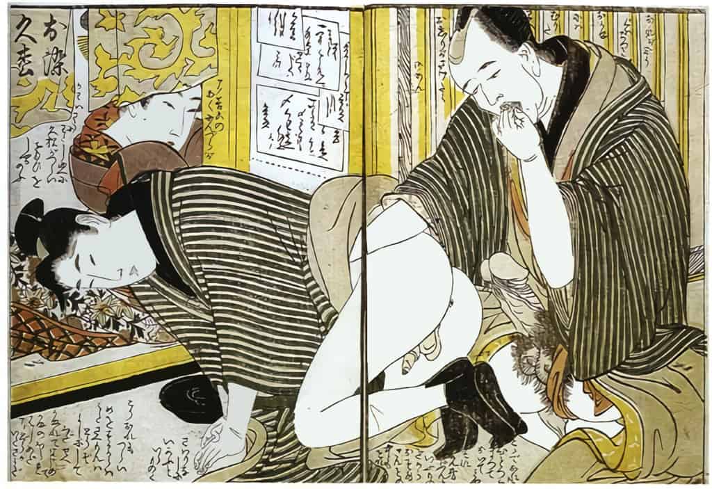 Shunga – Japanese erotic woodblock prints (Edo period, 1603–1868)