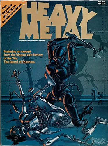 Heavy Metal – A magazine featuring a blend of science fiction, fantasy, and erotica (first U.S. publication in 1977, continues today)